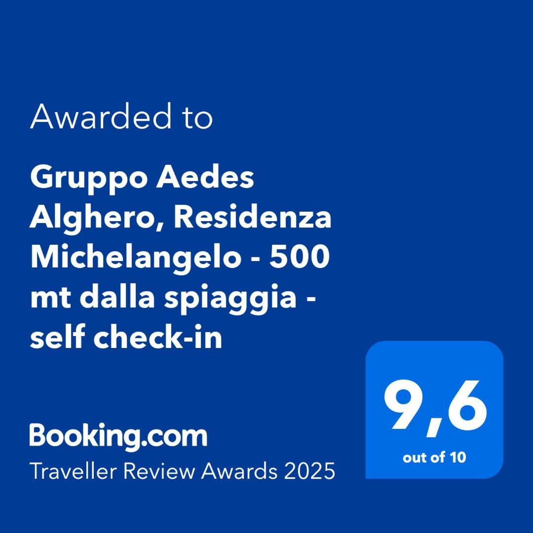 Gruppo Aedes Alghero, Residenza Michelangelo - 500 Mt Dalla Spiaggia ภายนอก รูปภาพ